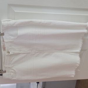 White denim pencil skirt, sz 14
